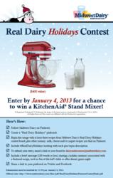 Real Dairy Holidays Pinterest Contest